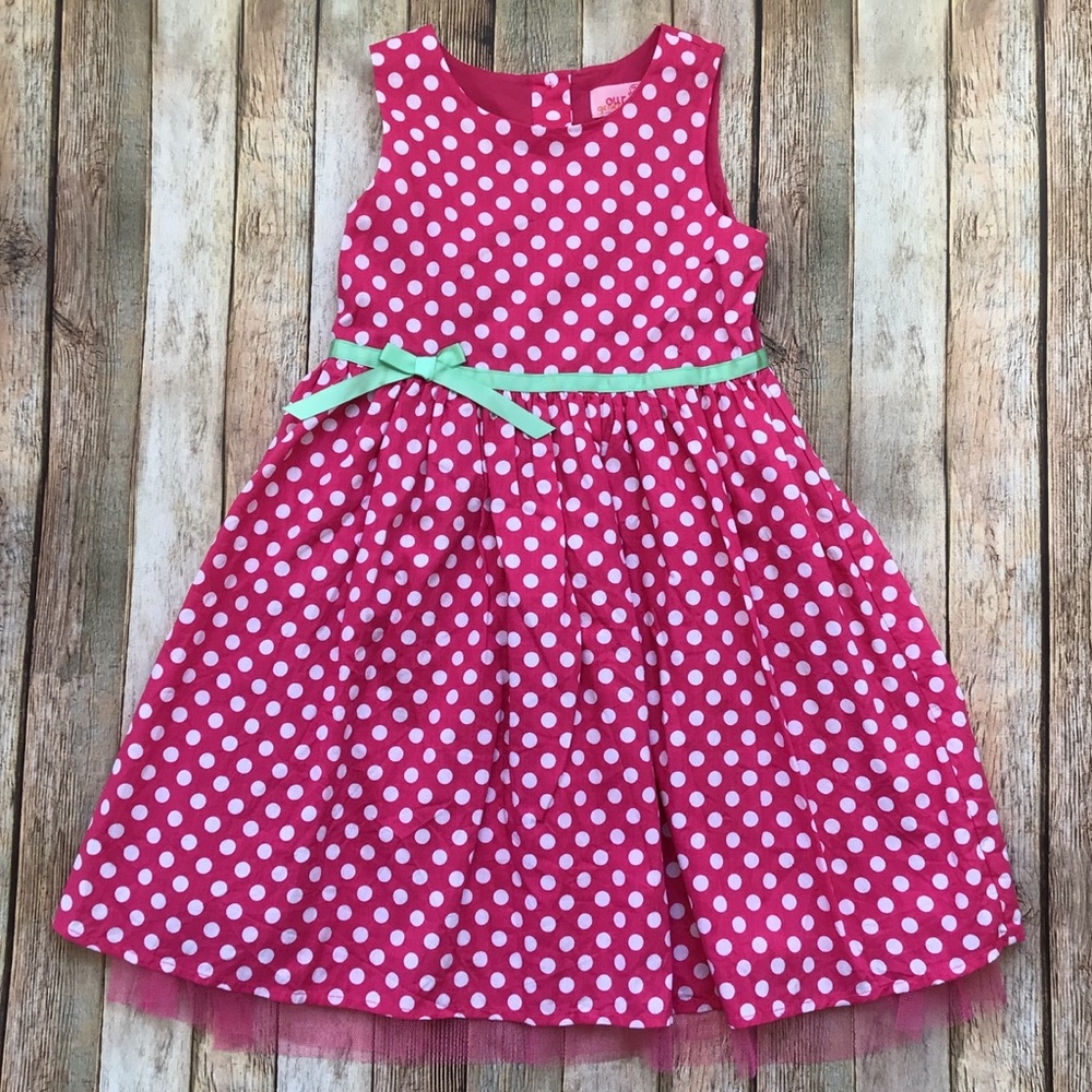 Our Generation Pink Polkadot Dress